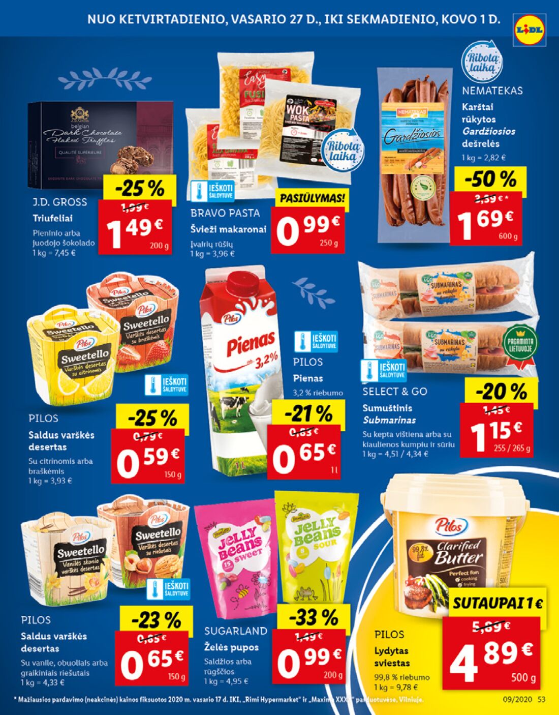 Lidl savaitinis leidinys akcijos nuo 
  2020-02-24 iki 
  2020-03-01 | Leidinukas.lt puslapis 53