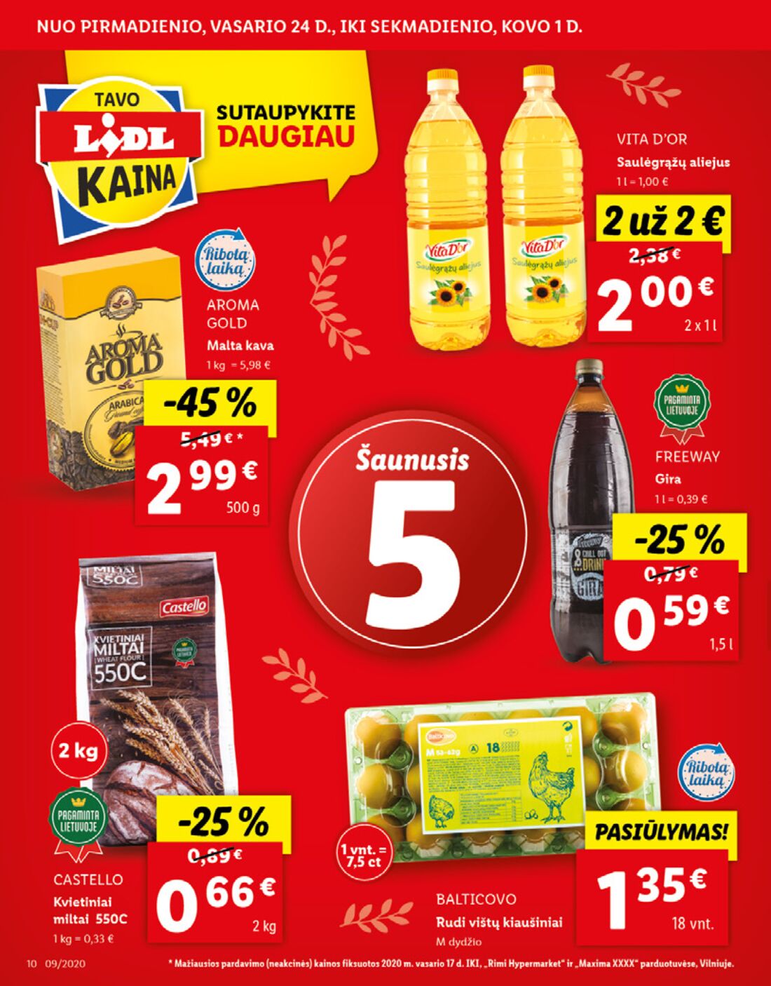 Lidl savaitinis leidinys akcijos nuo 
  2020-02-24 iki 
  2020-03-01 | Leidinukas.lt puslapis 10