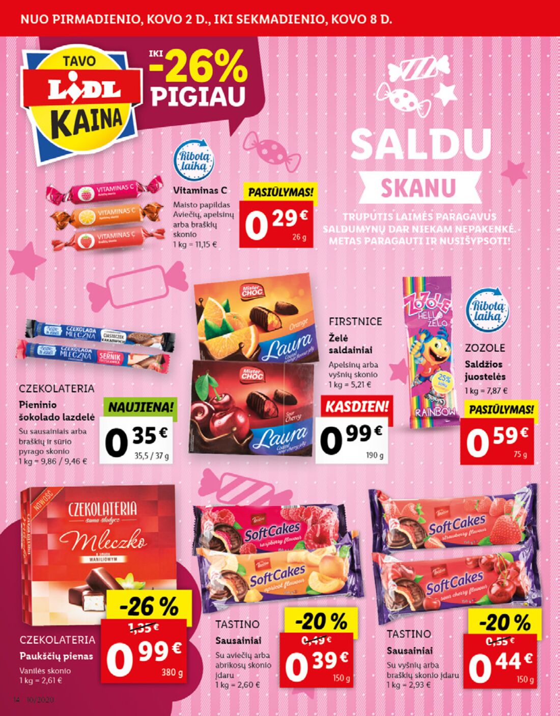 Lidl savaitinis leidinys akcijos nuo 
  2020-03-02 iki 
  2020-03-08 | Leidinukas.lt puslapis 14