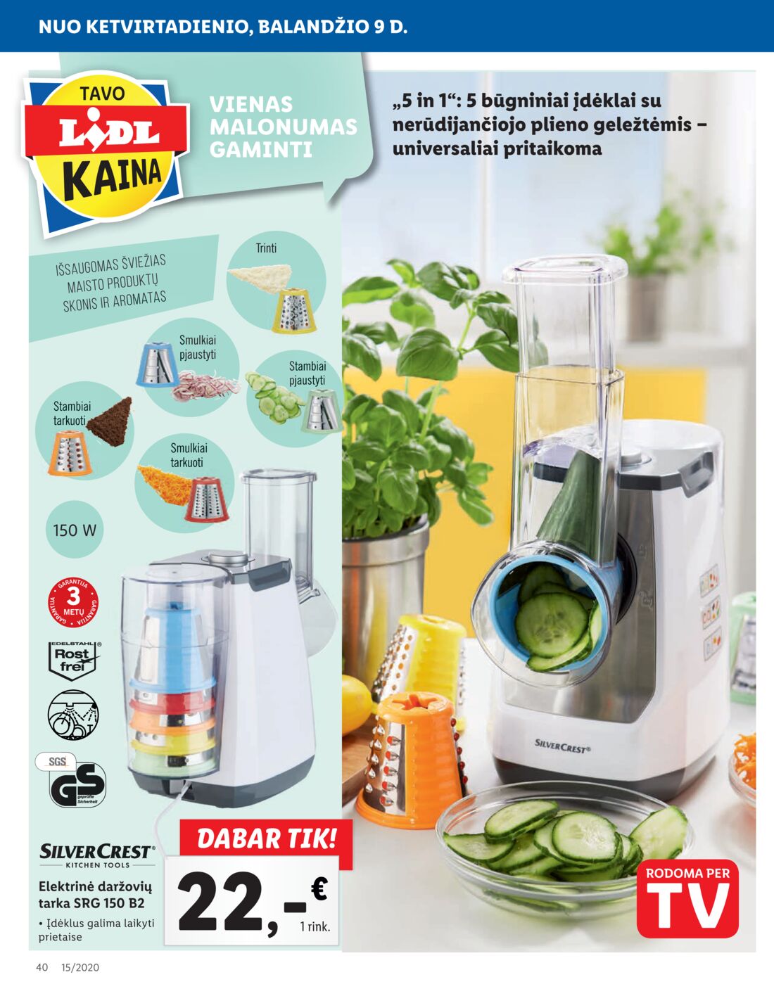 Lidl savaitinis leidinys akcijos nuo 
  2020-04-06 iki 
  2020-04-11 | Leidinukas.lt puslapis 40