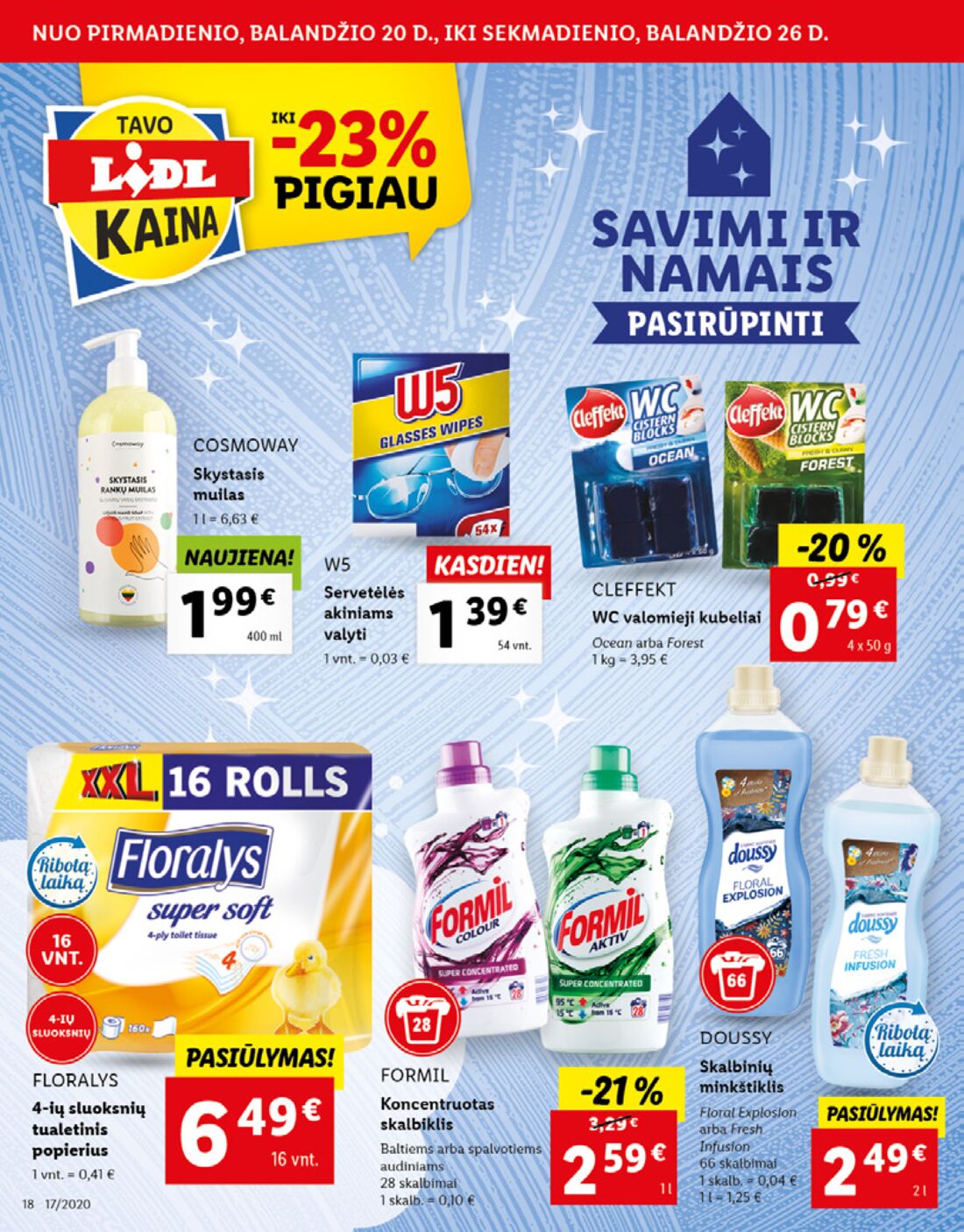 Lidl savaitinis leidinys akcijos nuo 
  2020-04-20 iki 
  2020-04-26 | Leidinukas.lt puslapis 18