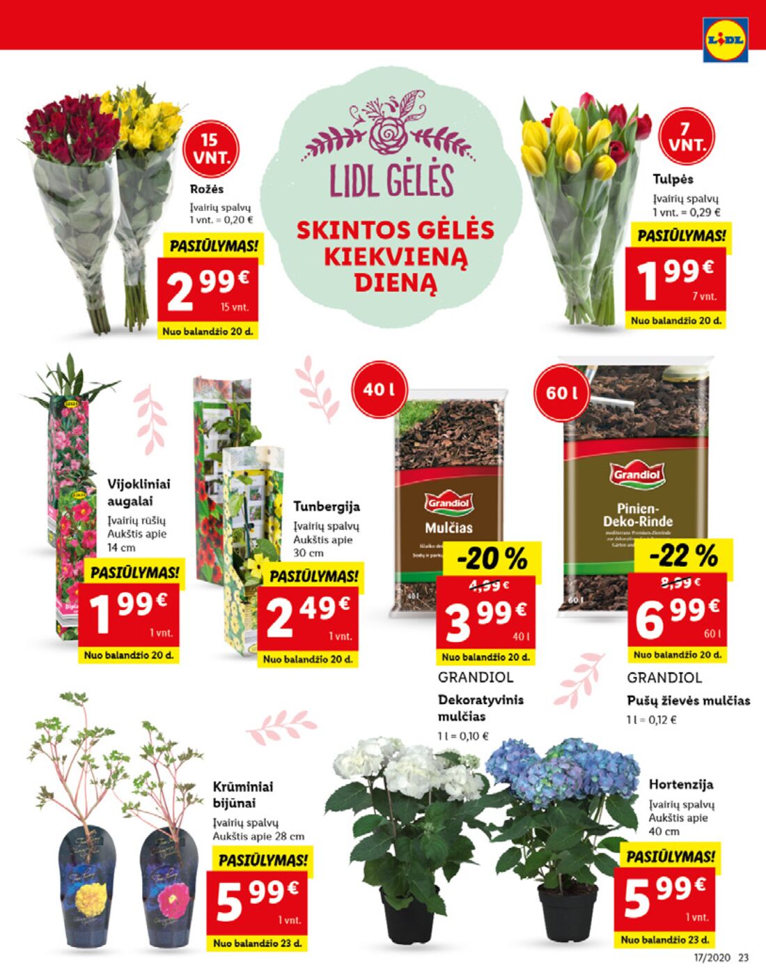 Lidl savaitinis leidinys akcijos nuo 
  2020-04-20 iki 
  2020-04-26 | Leidinukas.lt puslapis 23