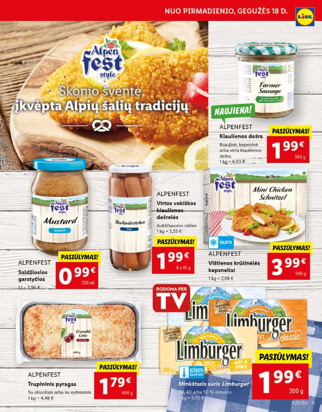 Lidl savaitinis leidinys akcijos nuo 
  2020-05-18 iki 
  2020-05-24 | Leidinukas.lt puslapis 11