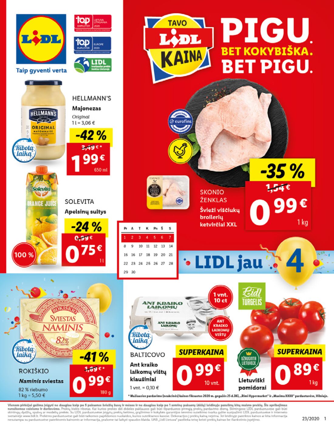 Lidl savaitinis leidinys akcijos nuo 
  2020-06-01 iki 
  2020-06-07 | Leidinukas.lt puslapis 1