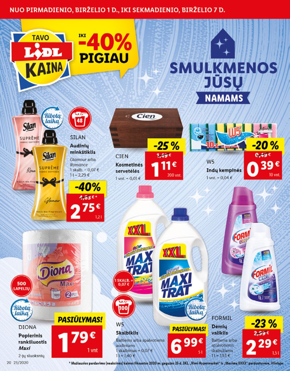 Lidl savaitinis leidinys akcijos nuo 
  2020-06-01 iki 
  2020-06-07 | Leidinukas.lt puslapis 20