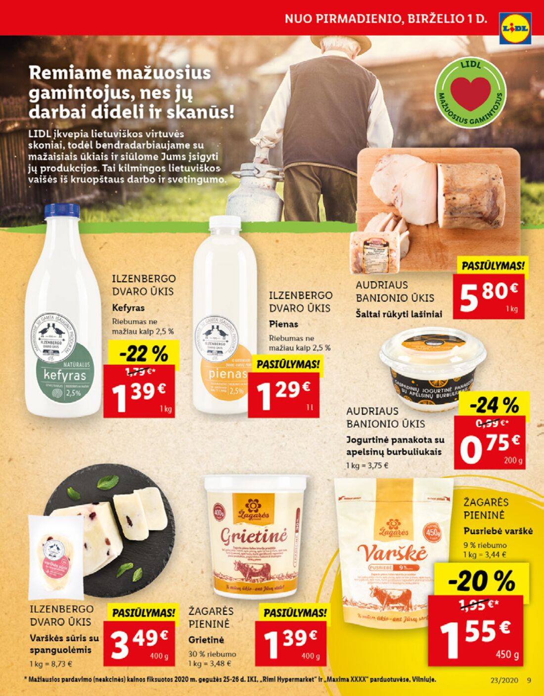 Lidl savaitinis leidinys akcijos nuo 
  2020-06-01 iki 
  2020-06-07 | Leidinukas.lt puslapis 9