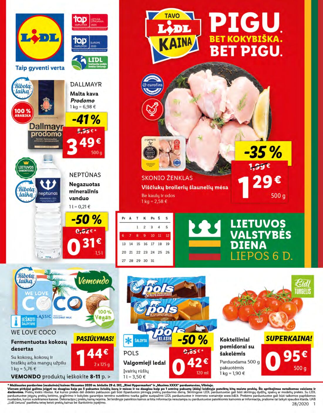 Lidl savaitinis leidinys akcijos nuo 
  2020-07-06 iki 
  2020-07-12 | Leidinukas.lt puslapis 1