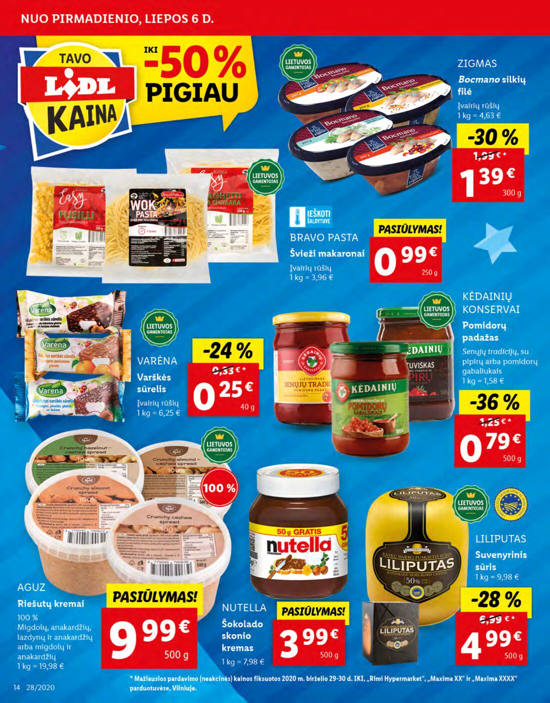 Lidl savaitinis leidinys akcijos nuo 
  2020-07-06 iki 
  2020-07-12 | Leidinukas.lt puslapis 14