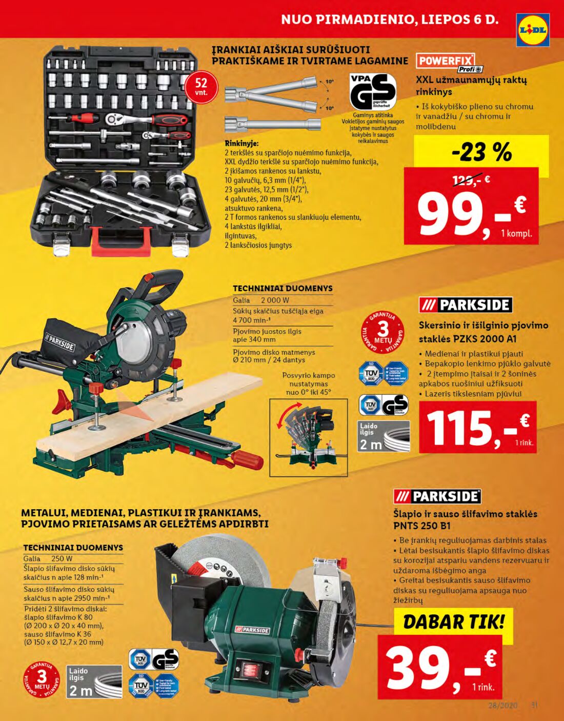 Lidl savaitinis leidinys akcijos nuo 
  2020-07-06 iki 
  2020-07-12 | Leidinukas.lt puslapis 31