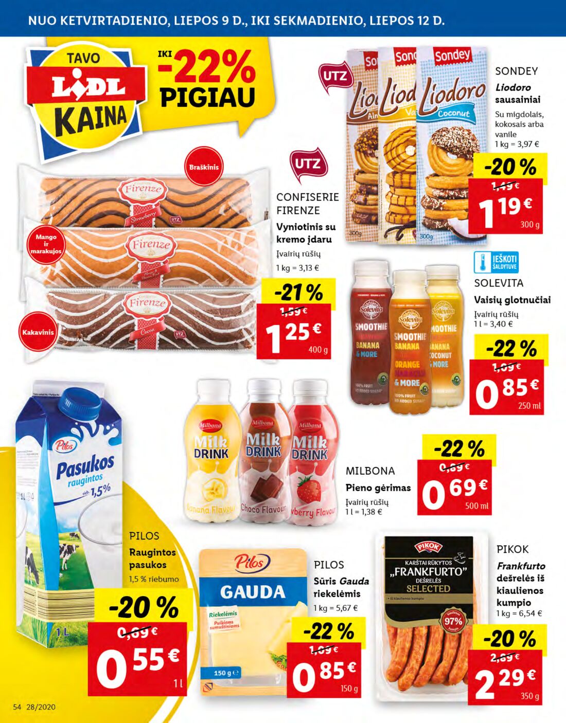 Lidl savaitinis leidinys akcijos nuo 
  2020-07-06 iki 
  2020-07-12 | Leidinukas.lt puslapis 54