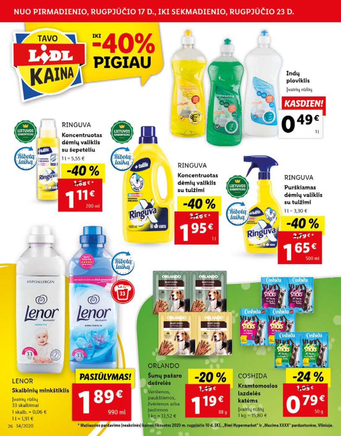 Lidl savaitinis leidinys akcijos nuo 
  2020-08-17 iki 
  2020-08-23 | Leidinukas.lt puslapis 26