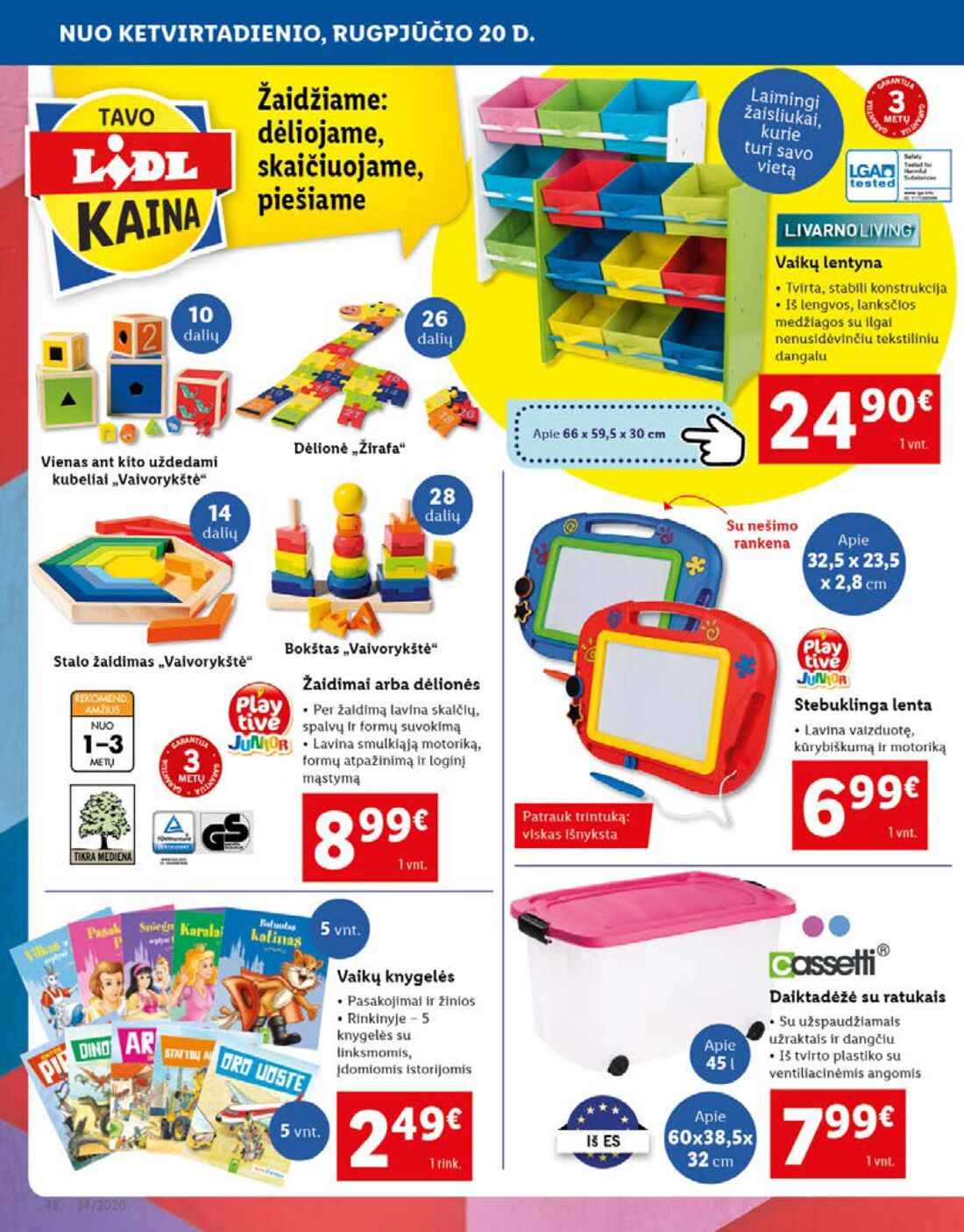 Lidl savaitinis leidinys akcijos nuo 
  2020-08-17 iki 
  2020-08-23 | Leidinukas.lt puslapis 48