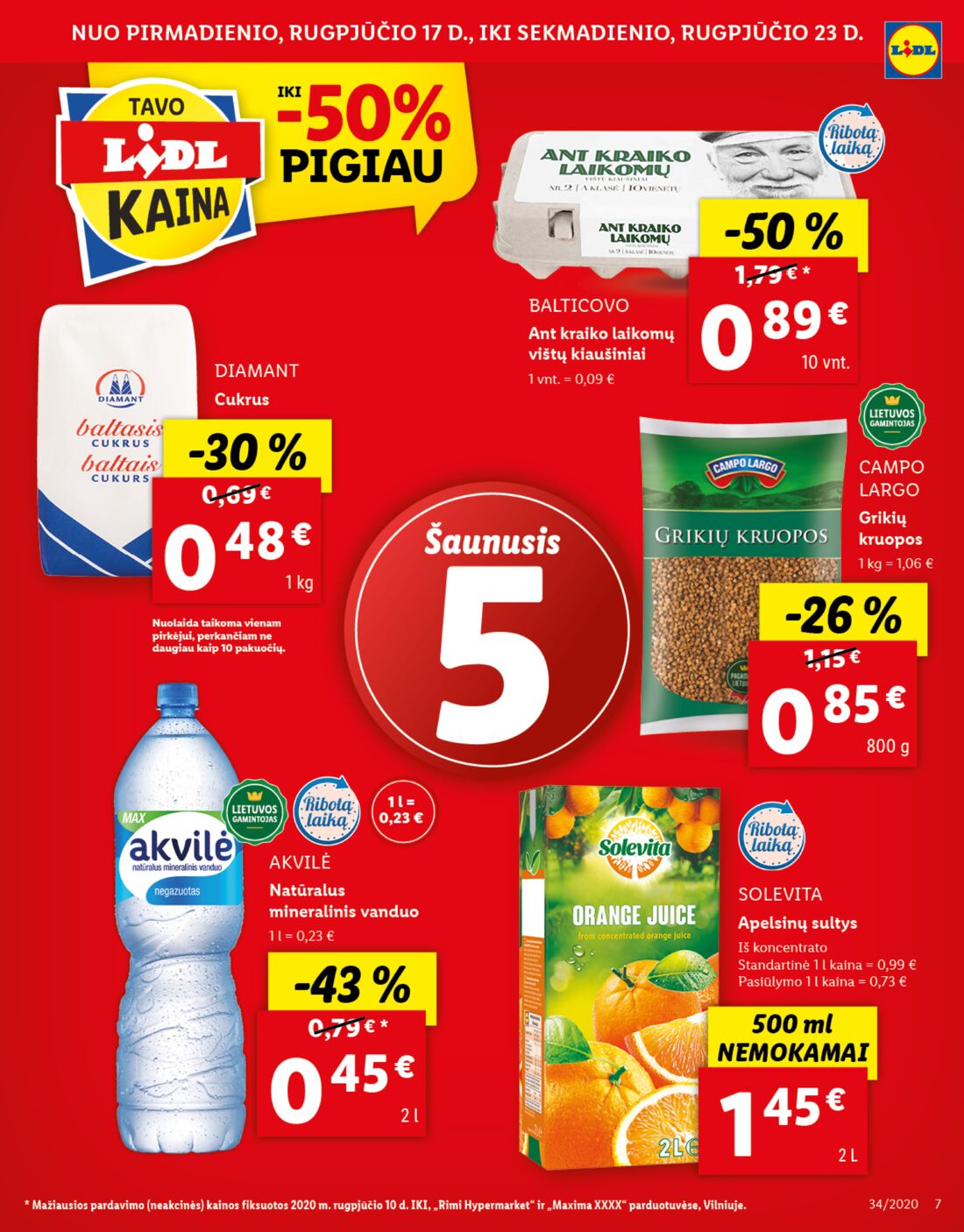 Lidl savaitinis leidinys akcijos nuo 
  2020-08-17 iki 
  2020-08-23 | Leidinukas.lt puslapis 7