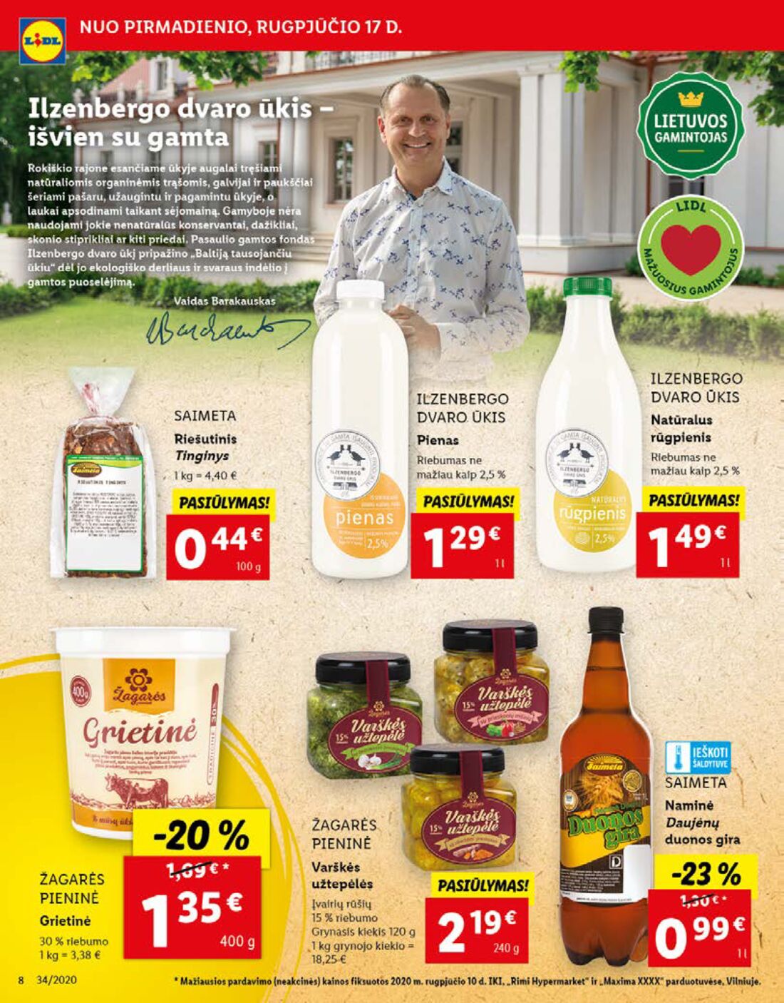 Lidl savaitinis leidinys akcijos nuo 
  2020-08-17 iki 
  2020-08-23 | Leidinukas.lt puslapis 8