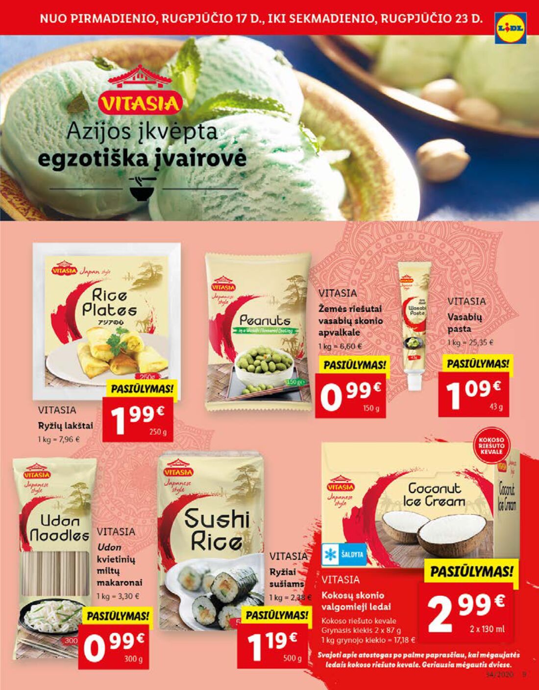 Lidl savaitinis leidinys akcijos nuo 
  2020-08-17 iki 
  2020-08-23 | Leidinukas.lt puslapis 9