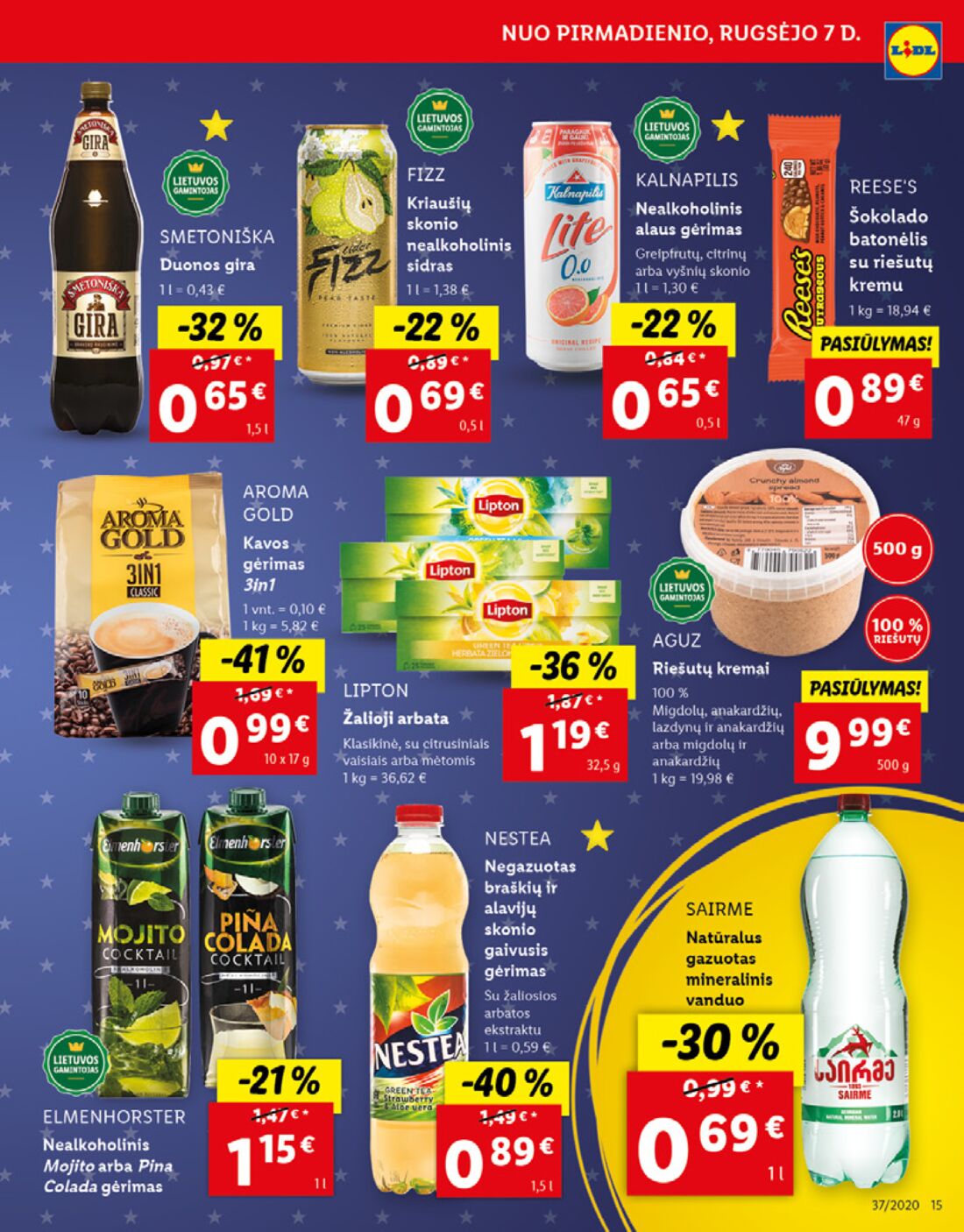 Lidl savaitinis leidinys akcijos nuo 
  2020-09-07 iki 
  2020-09-13 | Leidinukas.lt puslapis 15