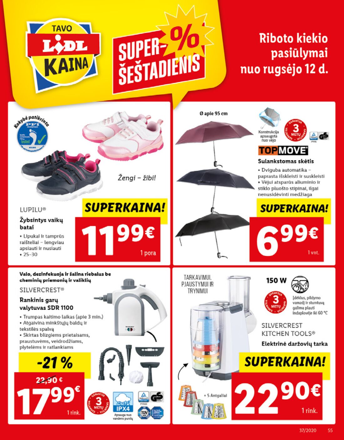 Lidl savaitinis leidinys akcijos nuo 
  2020-09-07 iki 
  2020-09-13 | Leidinukas.lt puslapis 55