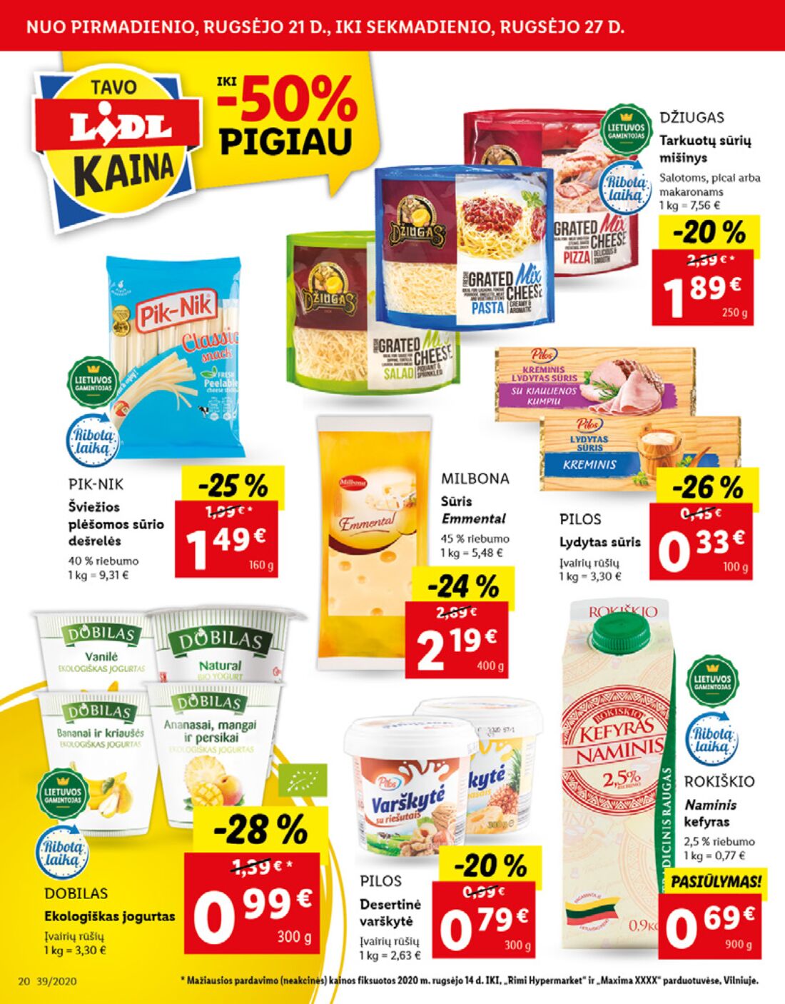 Lidl savaitinis leidinys akcijos nuo 
  2020-09-21 iki 
  2020-09-27 | Leidinukas.lt puslapis 20