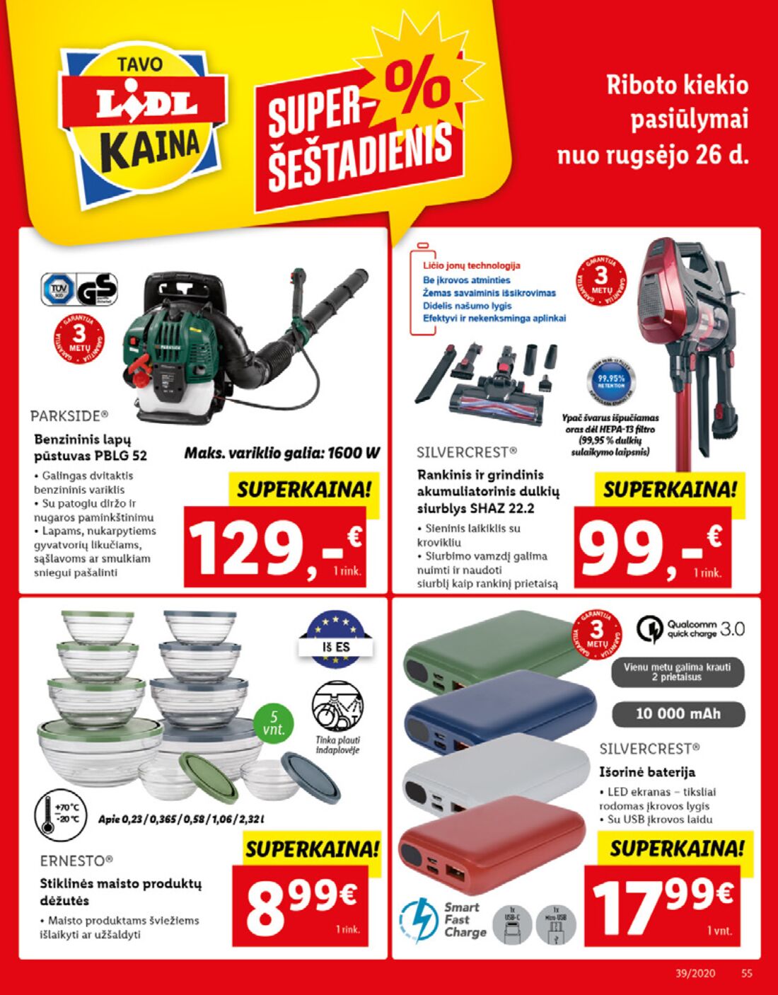 Lidl savaitinis leidinys akcijos nuo 
  2020-09-21 iki 
  2020-09-27 | Leidinukas.lt puslapis 55