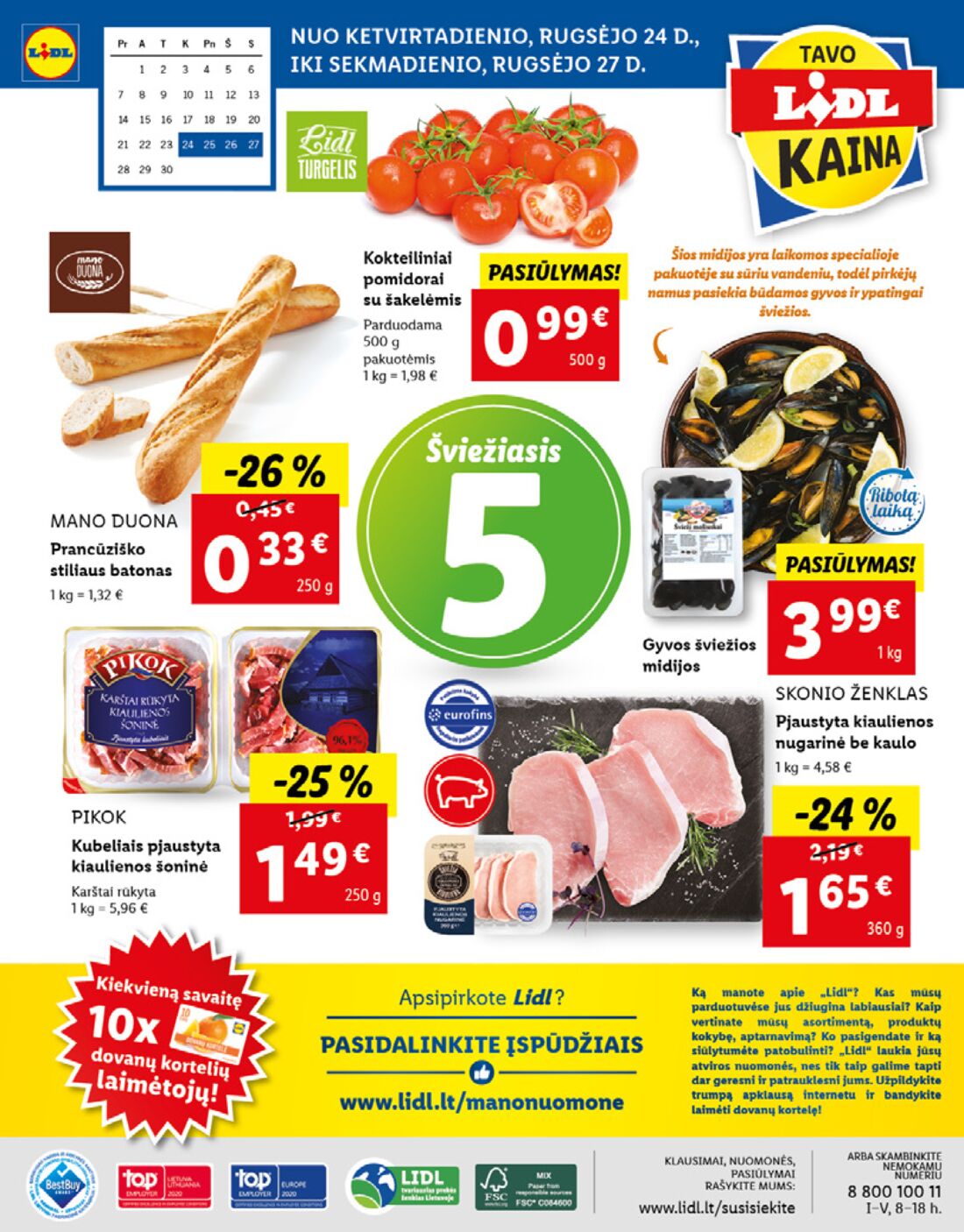 Lidl savaitinis leidinys akcijos nuo 
  2020-09-21 iki 
  2020-09-27 | Leidinukas.lt puslapis 56