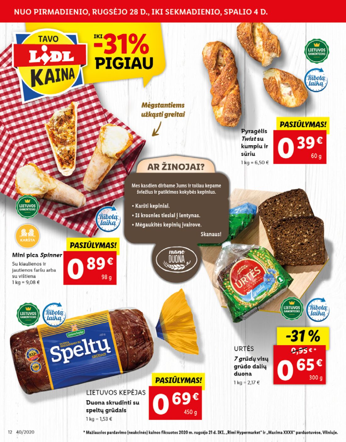 Lidl savaitinis leidinys akcijos nuo 
  2020-09-28 iki 
  2020-10-04 | Leidinukas.lt puslapis 12