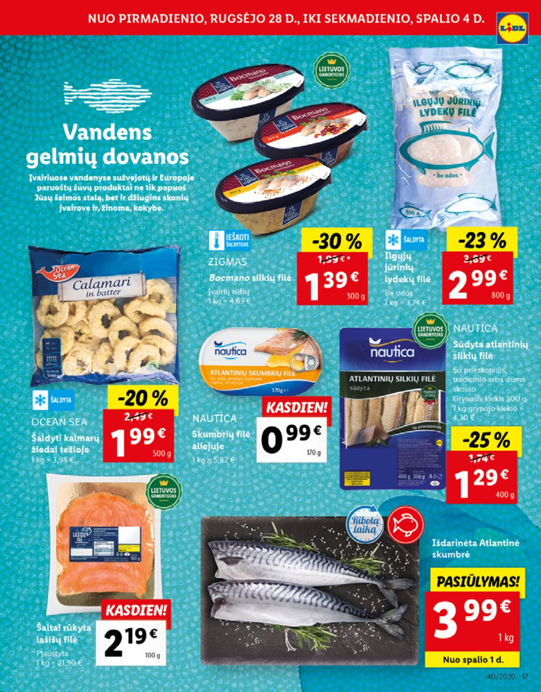 Lidl savaitinis leidinys akcijos nuo 
  2020-09-28 iki 
  2020-10-04 | Leidinukas.lt puslapis 17