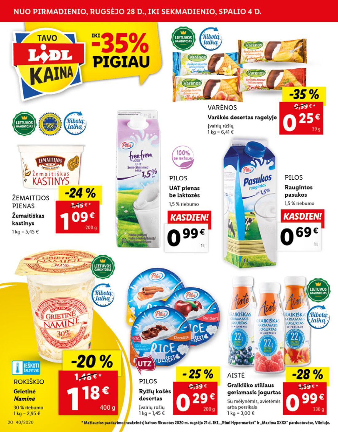 Lidl savaitinis leidinys akcijos nuo 
  2020-09-28 iki 
  2020-10-04 | Leidinukas.lt puslapis 20