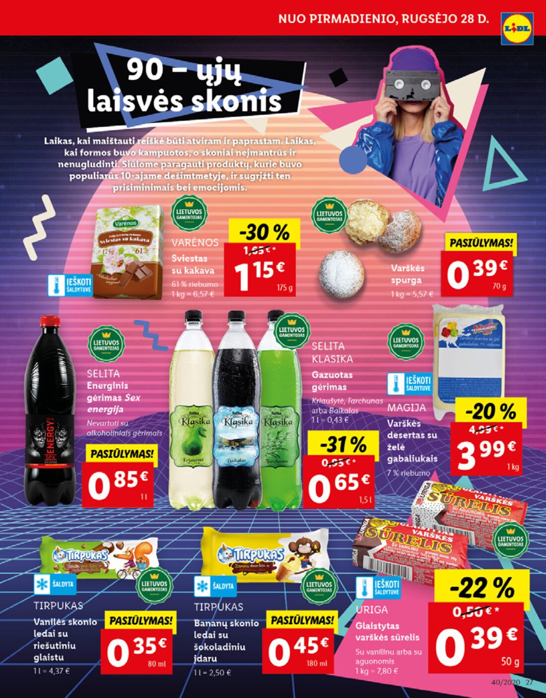 Lidl savaitinis leidinys akcijos nuo 
  2020-09-28 iki 
  2020-10-04 | Leidinukas.lt puslapis 27