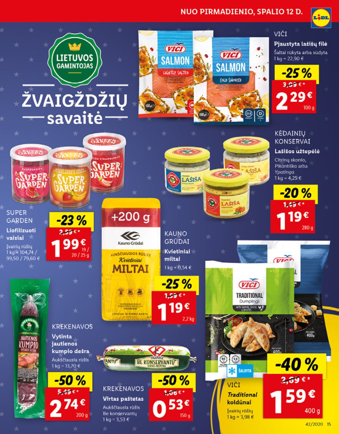 Lidl savaitinis leidinys akcijos nuo 
  2020-10-12 iki 
  2020-10-18 | Leidinukas.lt puslapis 15