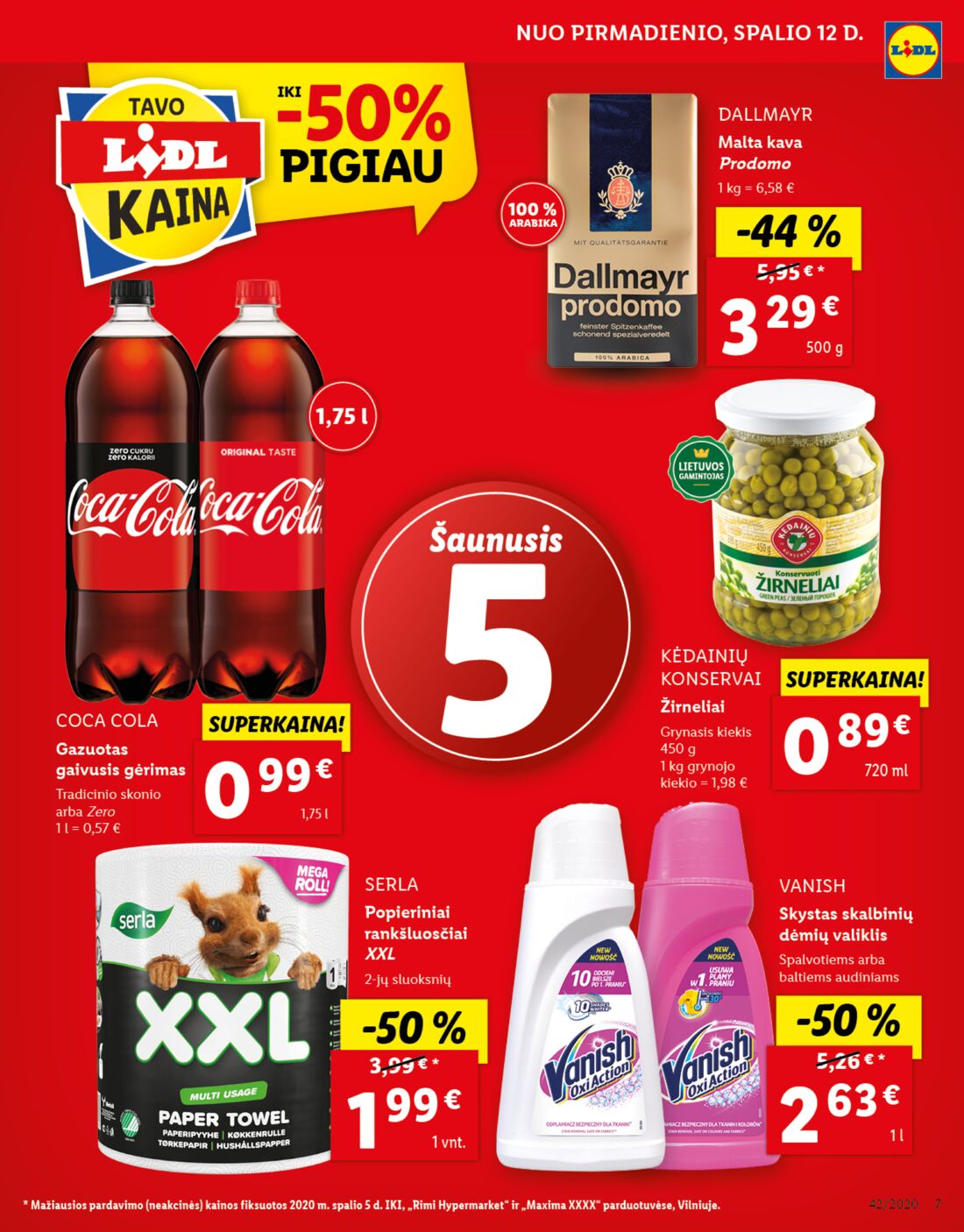 Lidl savaitinis leidinys akcijos nuo 
  2020-10-12 iki 
  2020-10-18 | Leidinukas.lt puslapis 7