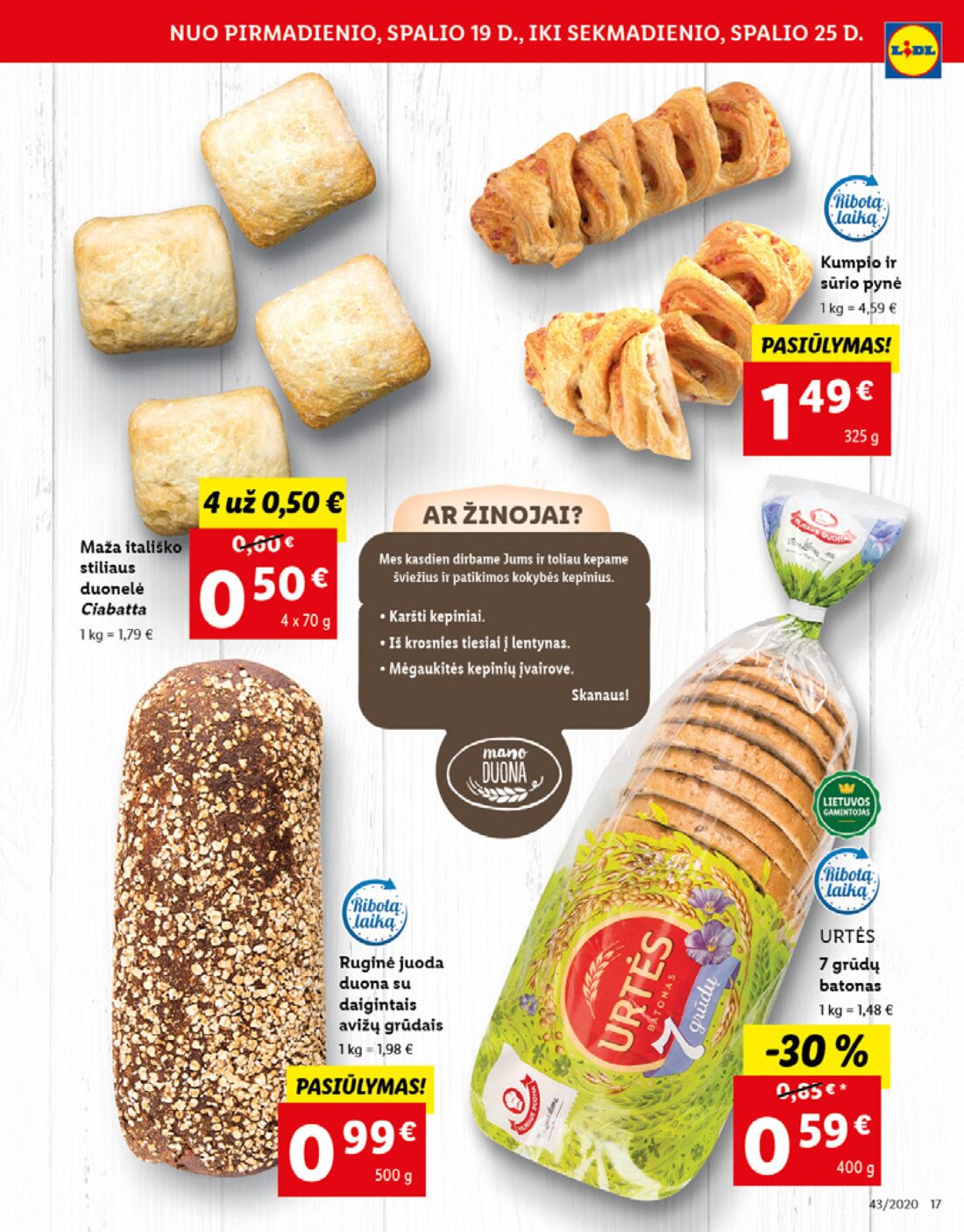 Lidl savaitinis leidinys akcijos nuo 
  2020-10-19 iki 
  2020-10-25 | Leidinukas.lt puslapis 17