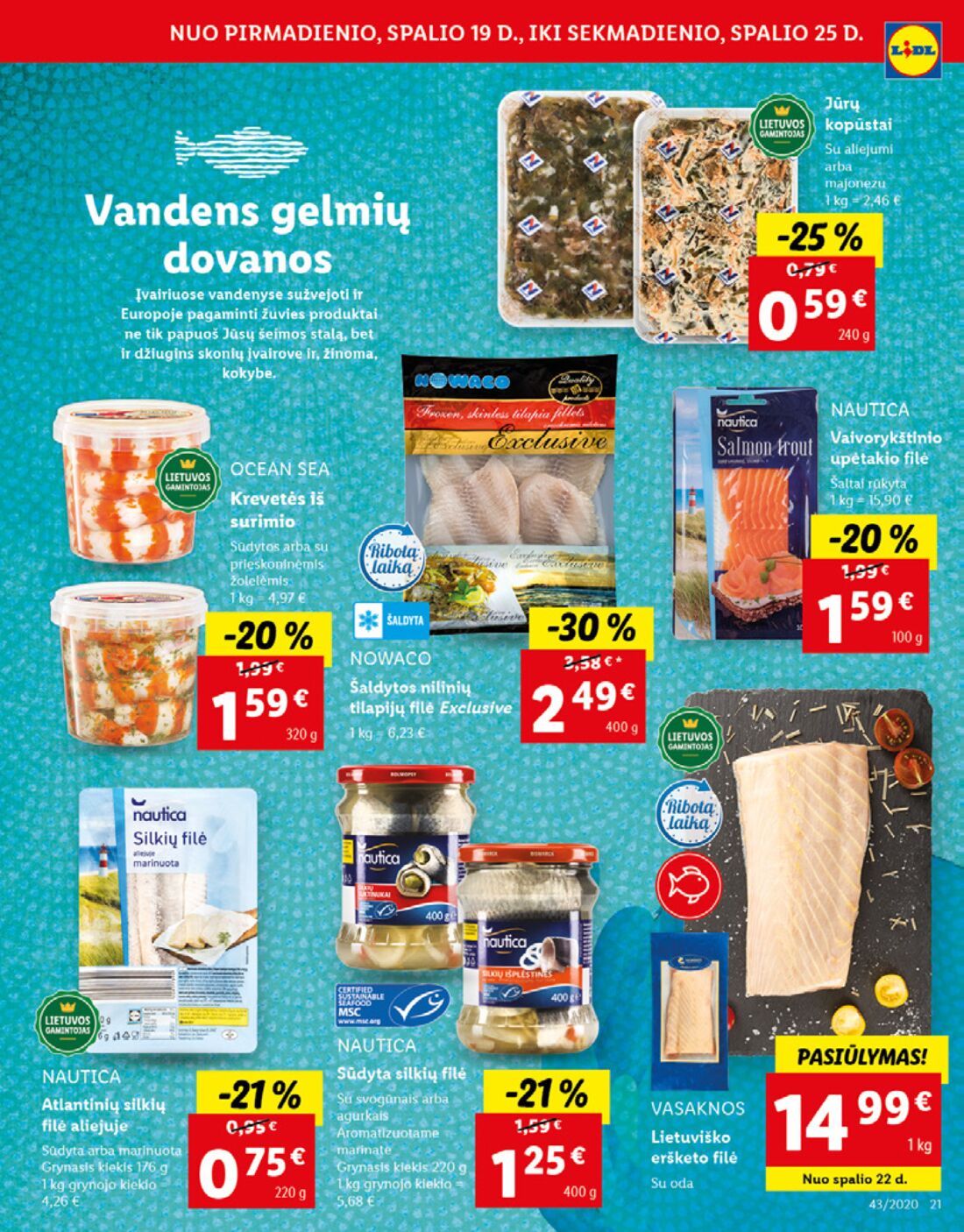 Lidl savaitinis leidinys akcijos nuo 
  2020-10-19 iki 
  2020-10-25 | Leidinukas.lt puslapis 21