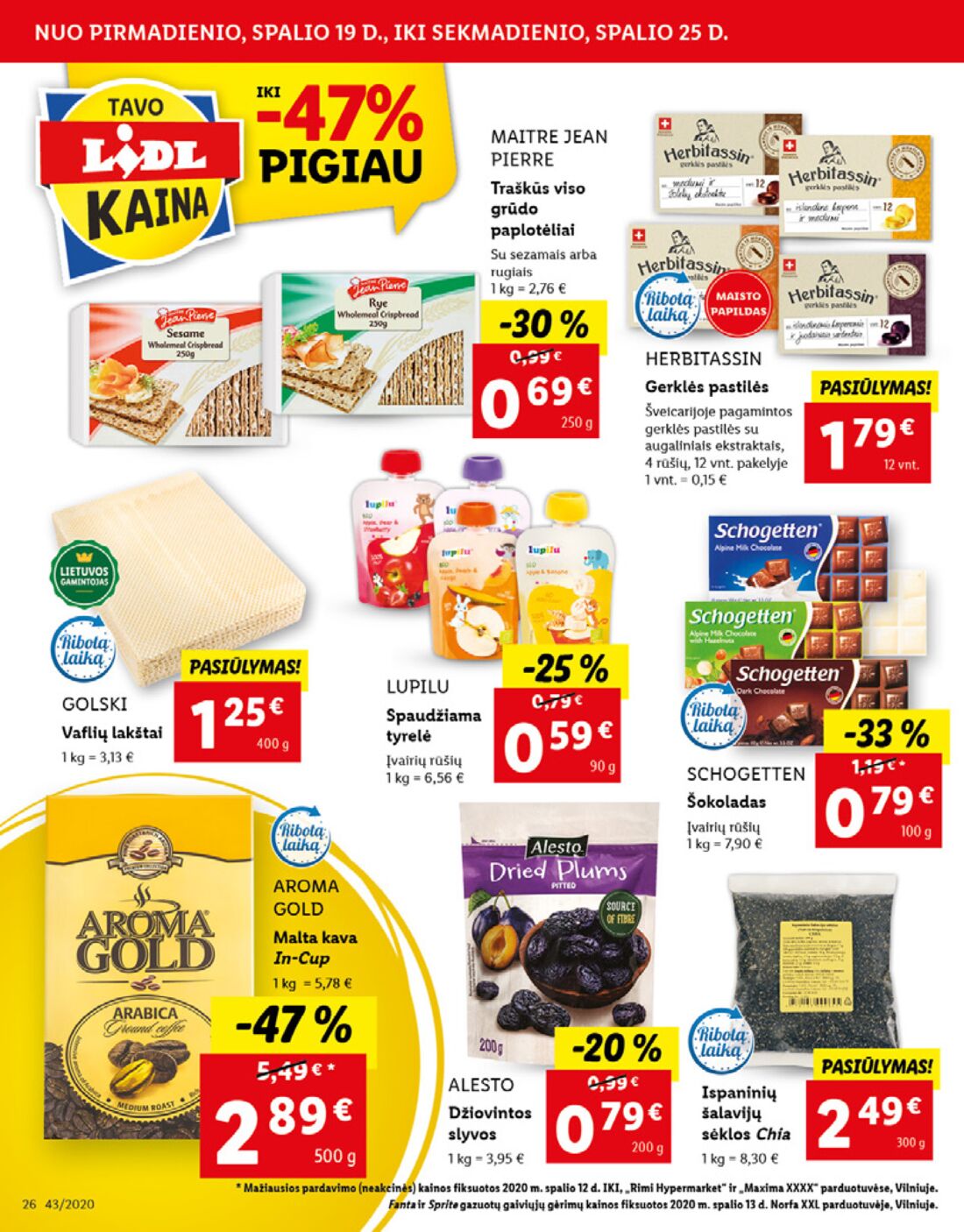 Lidl savaitinis leidinys akcijos nuo 
  2020-10-19 iki 
  2020-10-25 | Leidinukas.lt puslapis 26