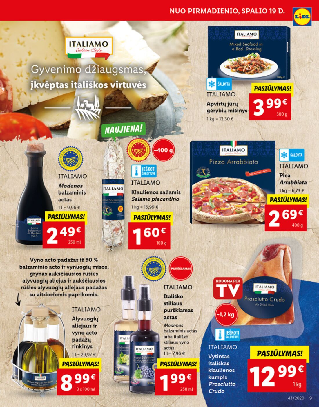 Lidl savaitinis leidinys akcijos nuo 
  2020-10-19 iki 
  2020-10-25 | Leidinukas.lt puslapis 9