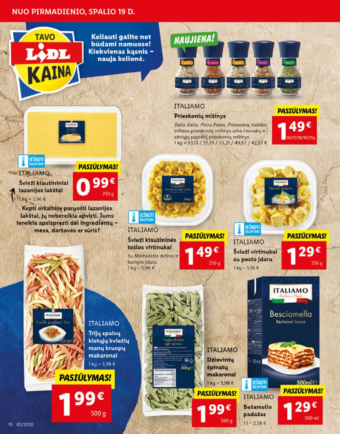 Lidl savaitinis leidinys akcijos nuo 
  2020-10-19 iki 
  2020-10-25 | Leidinukas.lt puslapis 10