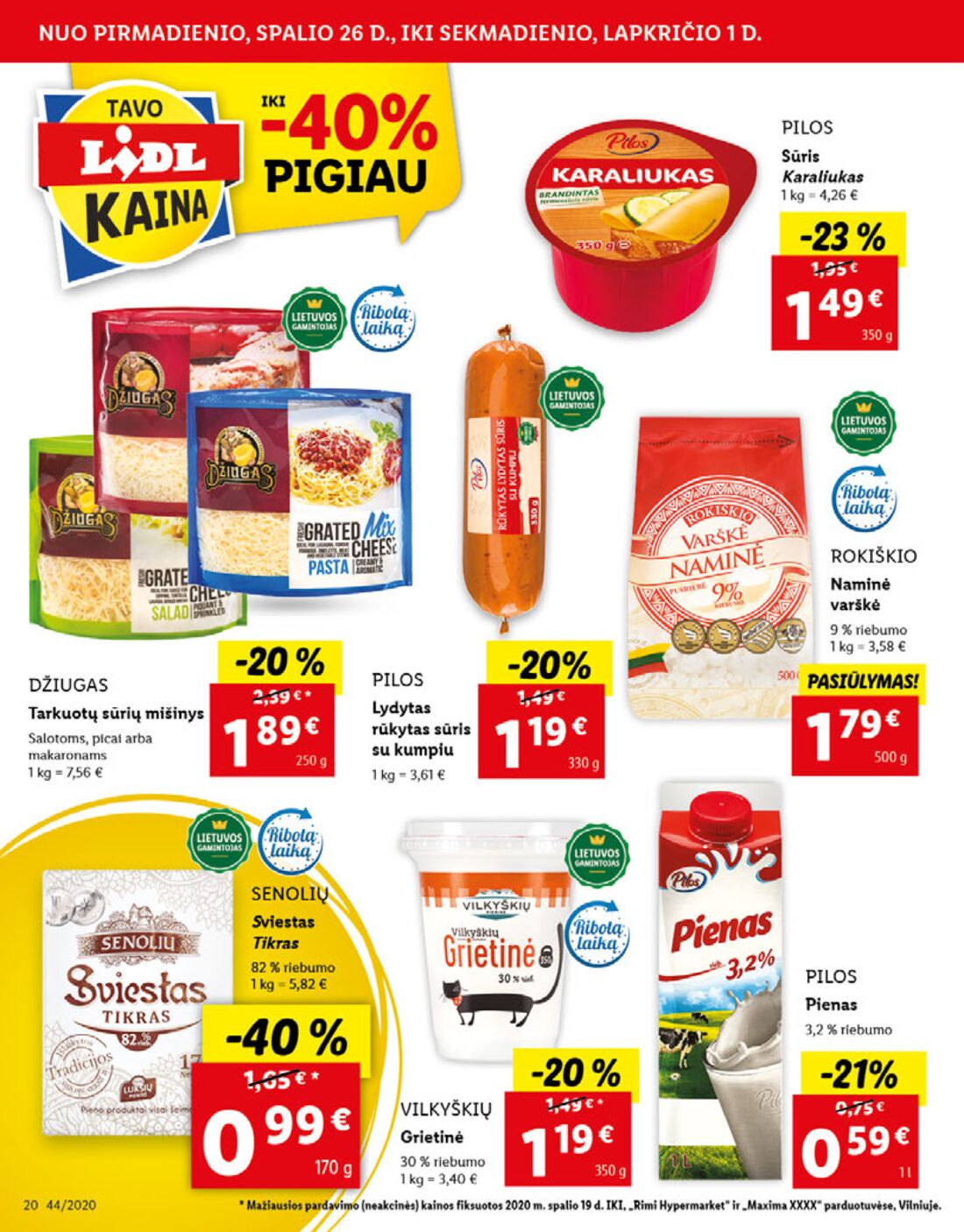 Lidl savaitinis leidinys akcijos nuo 
  2020-10-26 iki 
  2020-11-01 | Leidinukas.lt puslapis 20