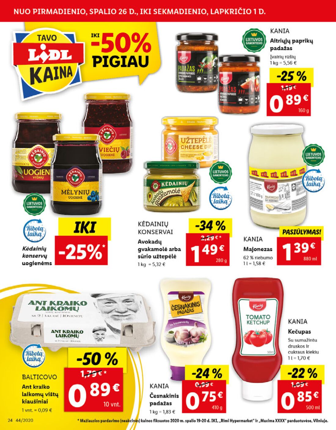 Lidl savaitinis leidinys akcijos nuo 
  2020-10-26 iki 
  2020-11-01 | Leidinukas.lt puslapis 24