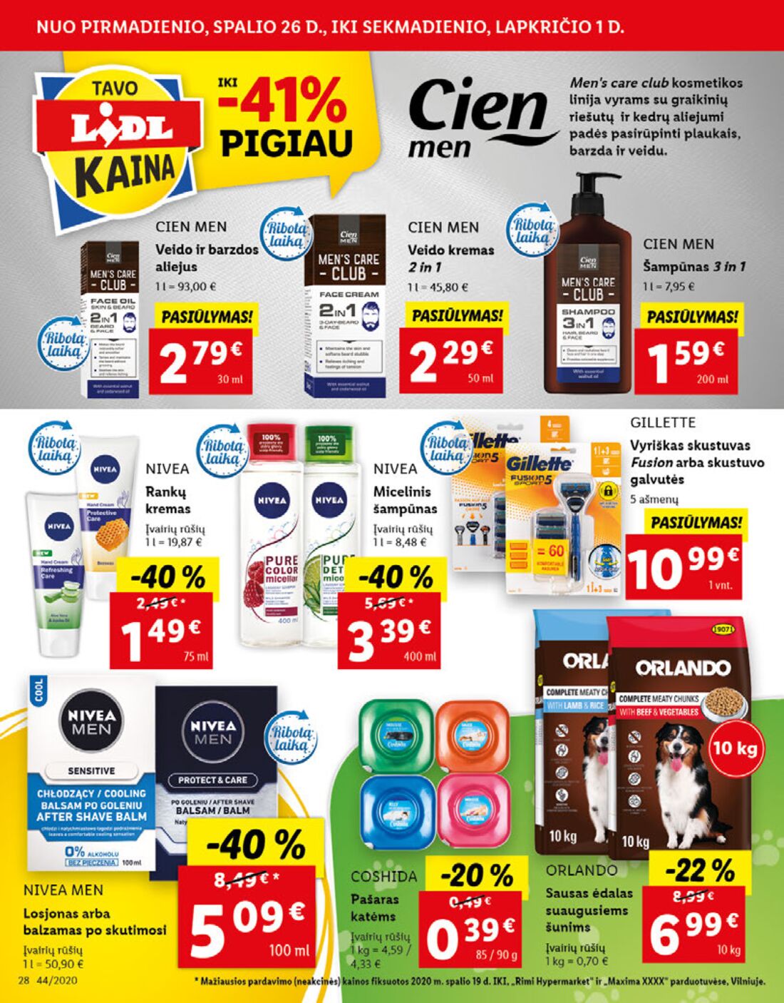 Lidl savaitinis leidinys akcijos nuo 
  2020-10-26 iki 
  2020-11-01 | Leidinukas.lt puslapis 28