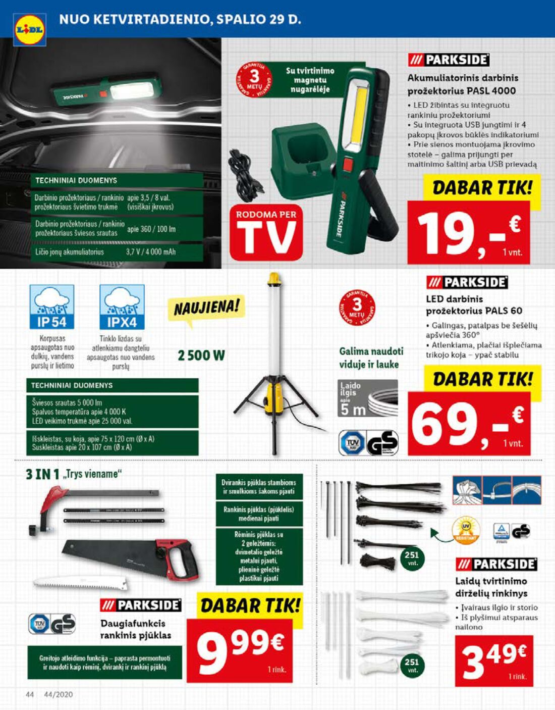 Lidl savaitinis leidinys akcijos nuo 
  2020-10-26 iki 
  2020-11-01 | Leidinukas.lt puslapis 44