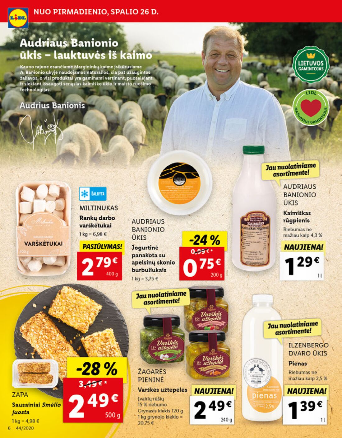 Lidl savaitinis leidinys akcijos nuo 
  2020-10-26 iki 
  2020-11-01 | Leidinukas.lt puslapis 6