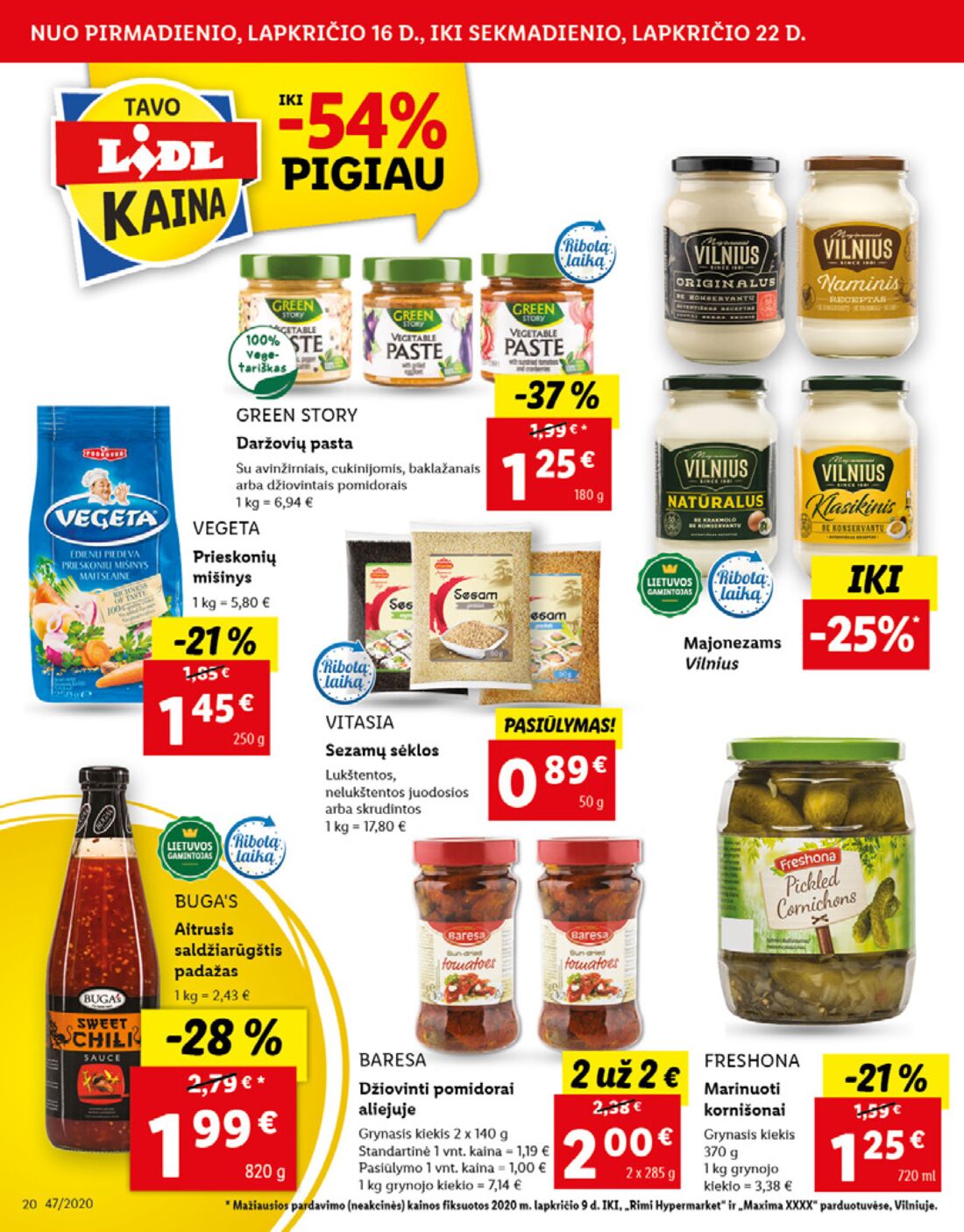 Lidl savaitinis leidinys akcijos nuo 
  2020-11-16 iki 
  2020-11-22 | Leidinukas.lt puslapis 20