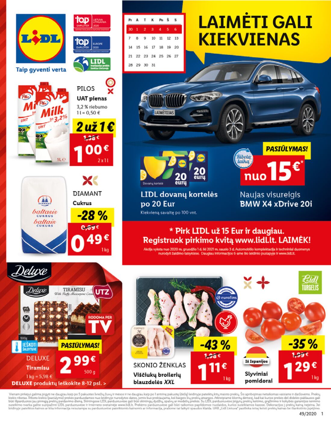 Lidl savaitinis leidinys akcijos nuo 
  2020-11-30 iki 
  2020-12-06 | Leidinukas.lt puslapis 1