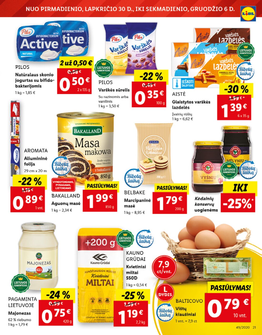 Lidl savaitinis leidinys akcijos nuo 
  2020-11-30 iki 
  2020-12-06 | Leidinukas.lt puslapis 21