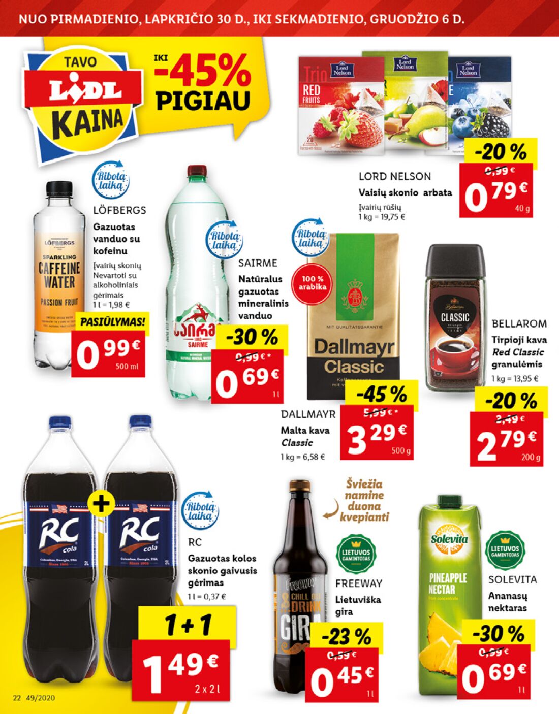 Lidl savaitinis leidinys akcijos nuo 
  2020-11-30 iki 
  2020-12-06 | Leidinukas.lt puslapis 22