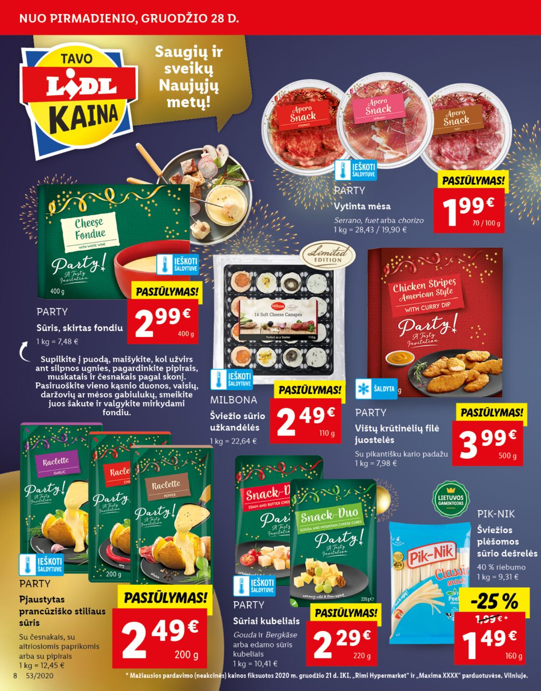 Lidl savaitinis leidinys akcijos nuo 
  2020-12-28 iki 
  2021-01-03 | Leidinukas.lt puslapis 8