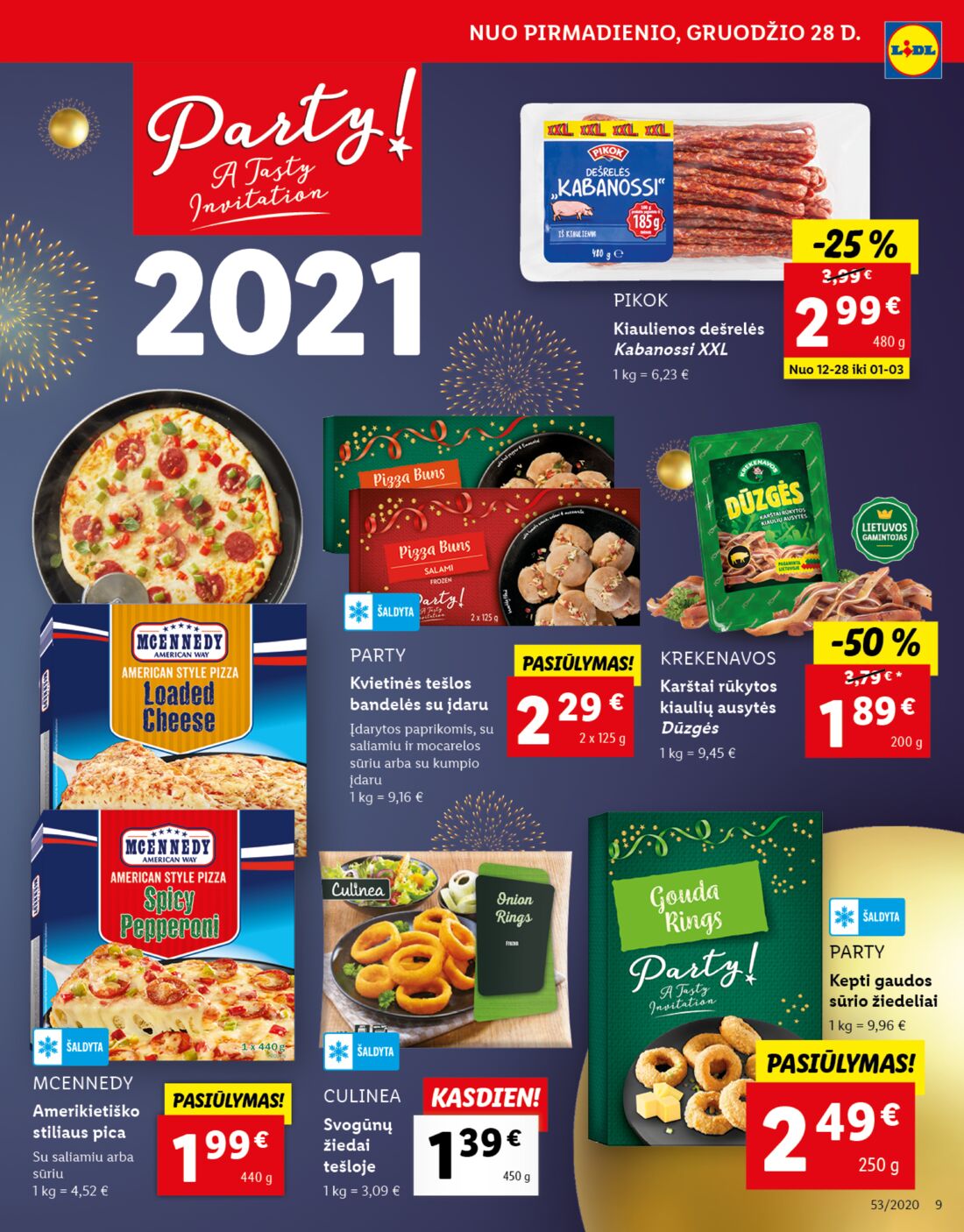 Lidl savaitinis leidinys akcijos nuo 
  2020-12-28 iki 
  2021-01-03 | Leidinukas.lt puslapis 9