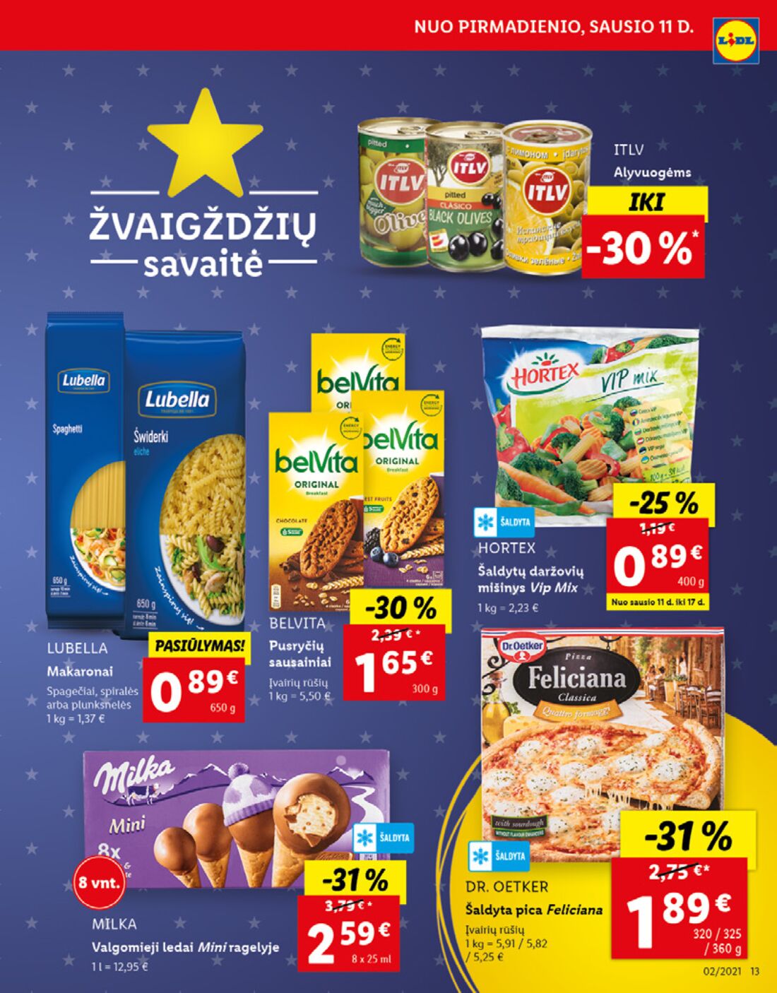 Lidl savaitinis leidinys akcijos nuo 
  2021-01-11 iki 
  2021-01-17 | Leidinukas.lt puslapis 13