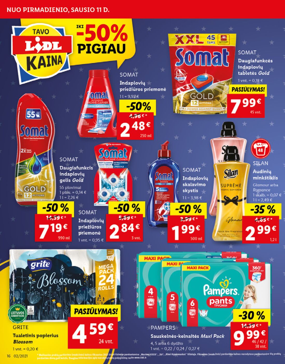 Lidl savaitinis leidinys akcijos nuo 
  2021-01-11 iki 
  2021-01-17 | Leidinukas.lt puslapis 16