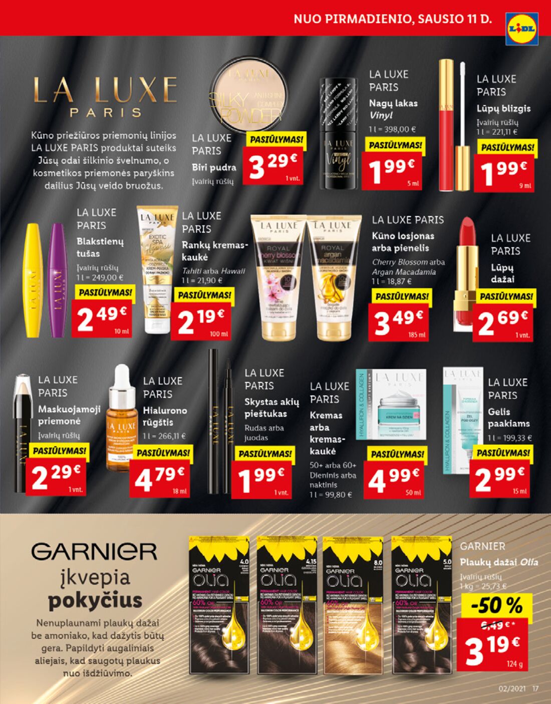 Lidl savaitinis leidinys akcijos nuo 
  2021-01-11 iki 
  2021-01-17 | Leidinukas.lt puslapis 17