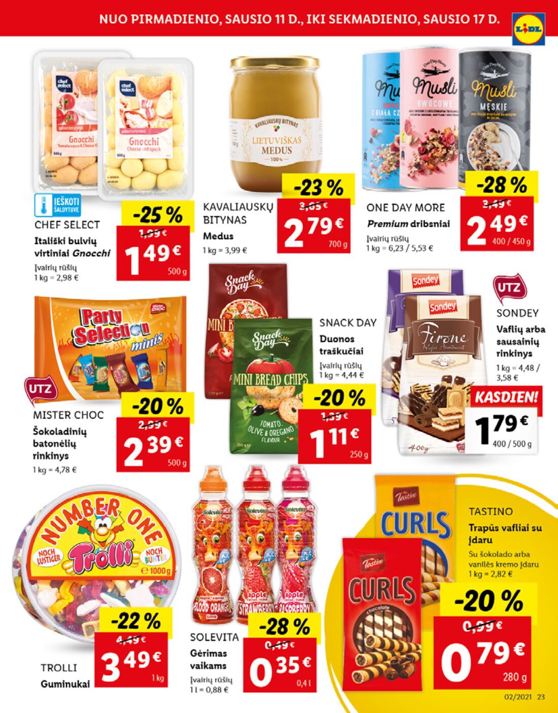 Lidl savaitinis leidinys akcijos nuo 
  2021-01-11 iki 
  2021-01-17 | Leidinukas.lt puslapis 23